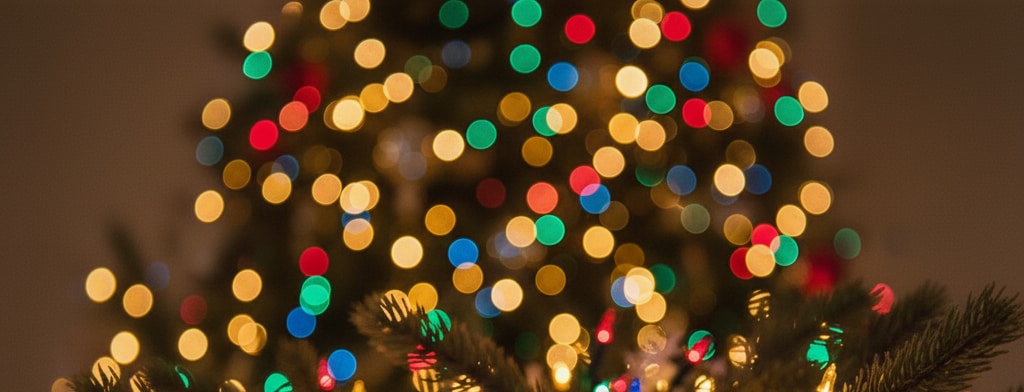 bokeh christmas lights El Paso