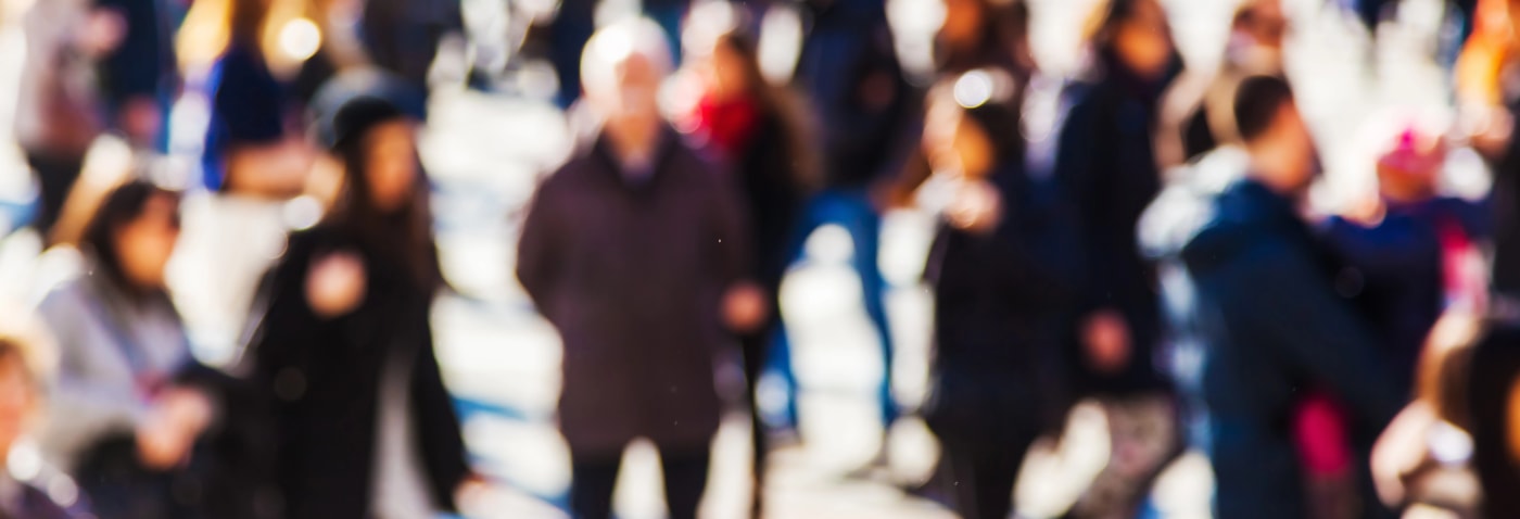 crowd walking El Paso