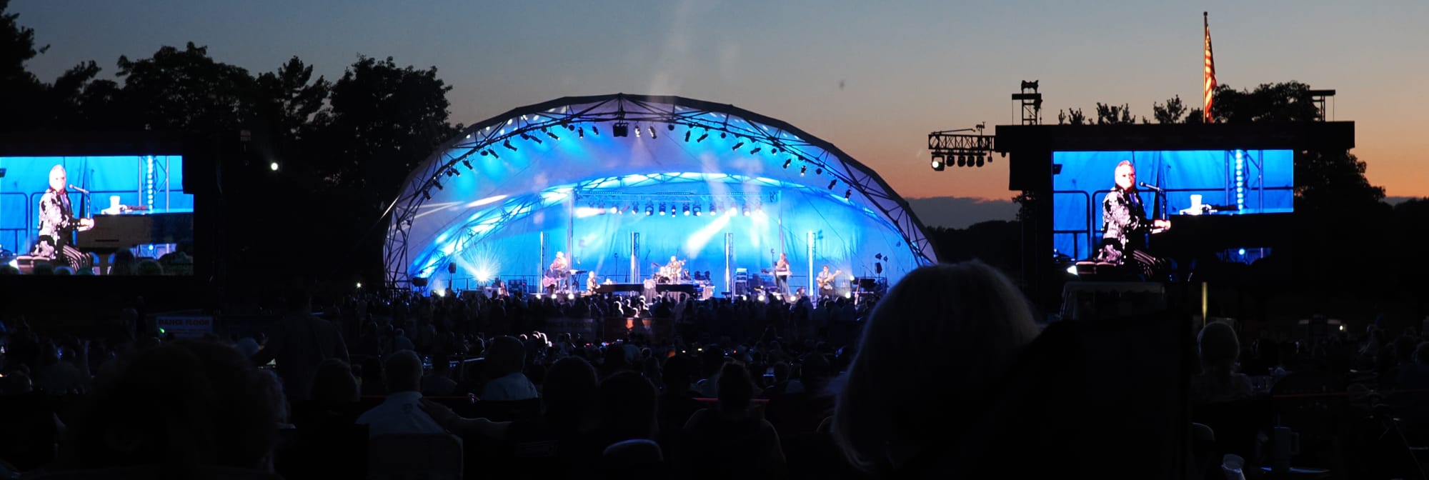 outdoor concert venue at sunset El Paso